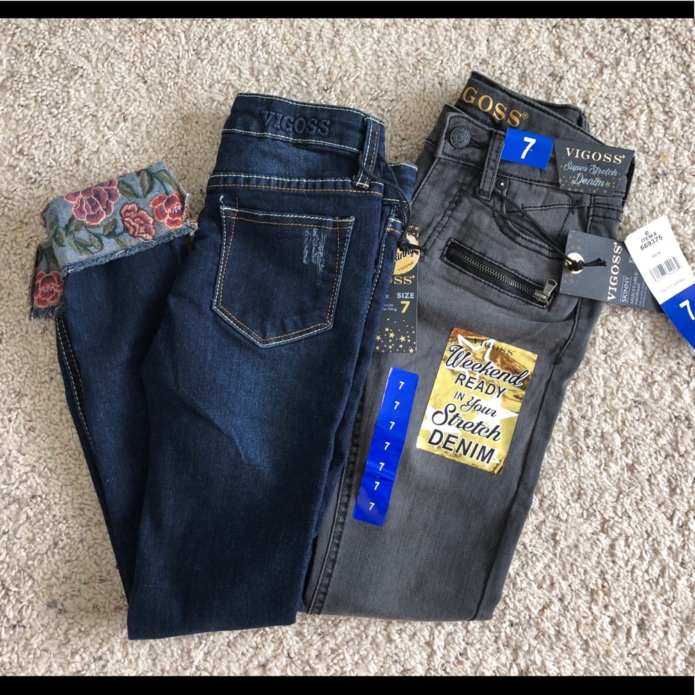 Vigoss Girls Jeans Size 7